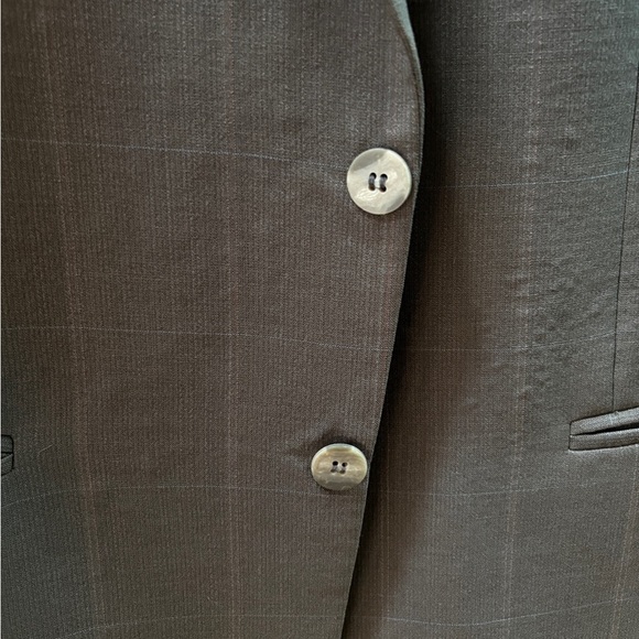 Jean-Paul Germain Mens Suit Jack Blazer Size 40R Gray Color 100% Pure Wool - Picture 9 of 16